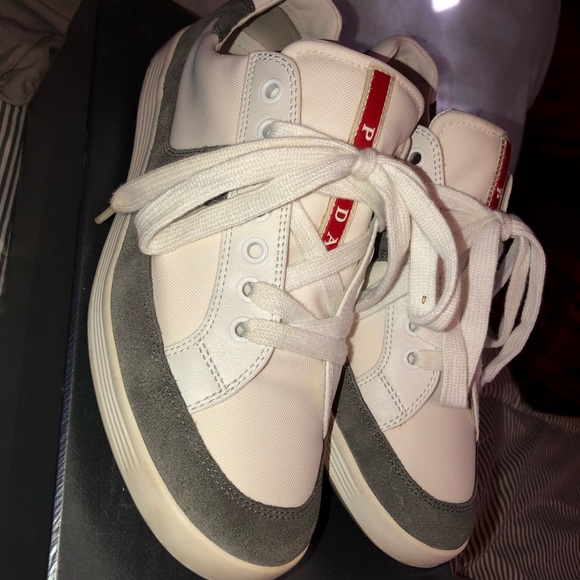 #Prada #ScamosciatoNY #Sneakers #Size 7.5 #LikeNew #WithBox #WithDustBag - Picture 4 of 12